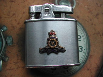 Royal Artillery Ronson petrol cigarette lighter