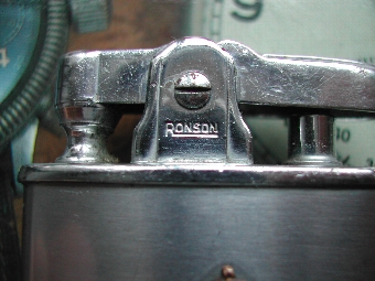 Antique Royal Artillery Ronson petrol cigarette lighter