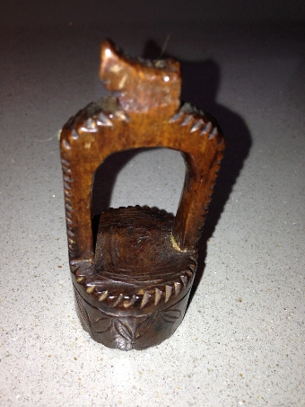 Antique An unusual antique bread stamp