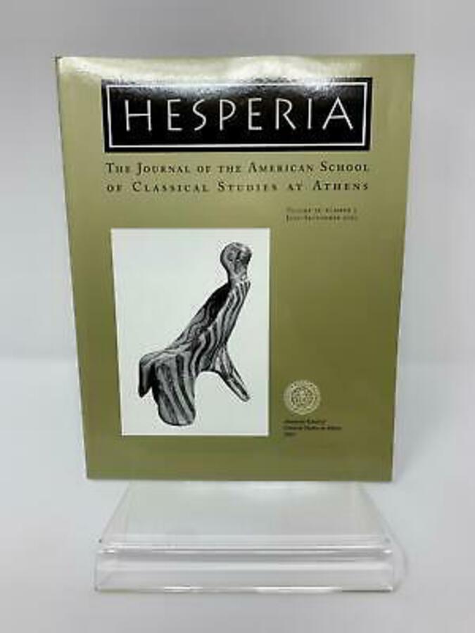Hesperia, Volume 72, Number 3, July-September 2003, Pages 241-340,ISSN 0018-098X