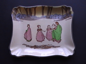 Royal Doulton Series Ware Springtime Plate / Dish - 1935