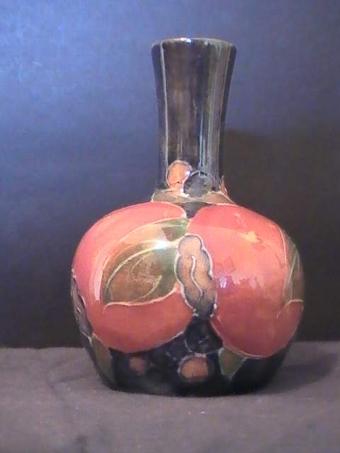 Antique Moorcroft Pomegranate Vase - circa 1916 signed by William Moorcroft 