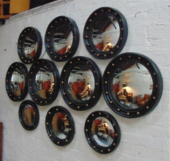 Antique Vintage Convex Mirrors