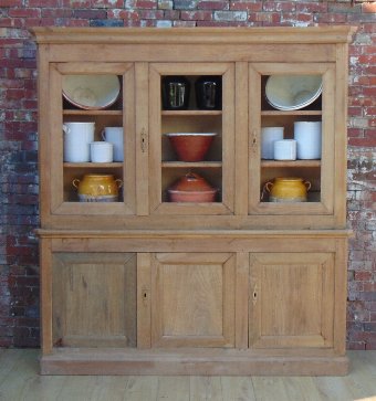 19c Bleached Oak Cupboard
