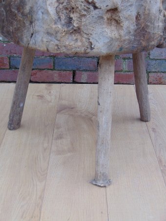 Antique Antique Chopping Block/Side Table.