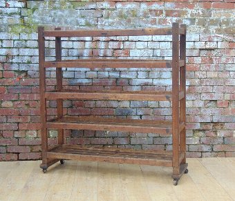 Antique Vintage Industrial French Trolley/Rack