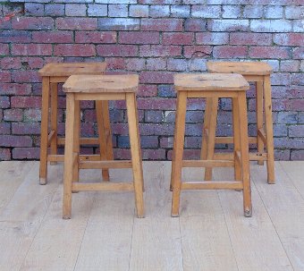 Vintage School Stools