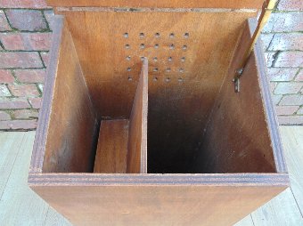 Antique French Baguette Bin