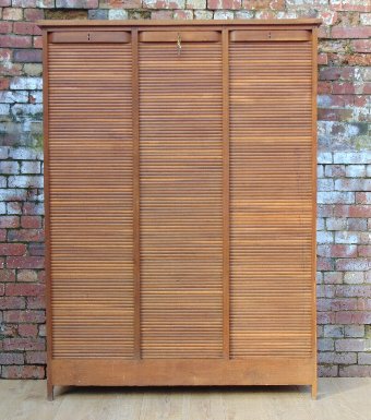 Triple Tambour Front Haberdashery / Filing Cabinet