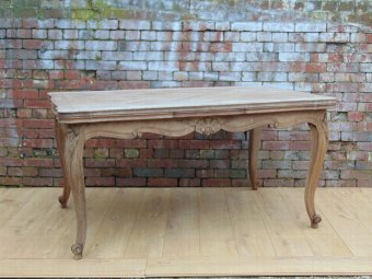 Antique Oak Draw Leaf Dining Table