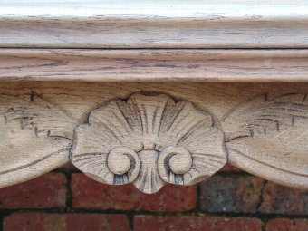 Antique Oak Draw Leaf Dining Table