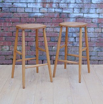Pair Vintage Bar Stools
