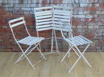 Antique Vintage French Bistro Chairs