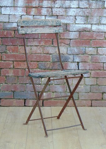 Antique Bistro Table And Chair