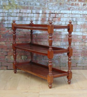 19c Walnut Dumb Waiter