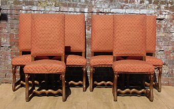 Antique Set Of Six French Dining Chairs