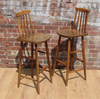 Pair Vintage Bar Stools