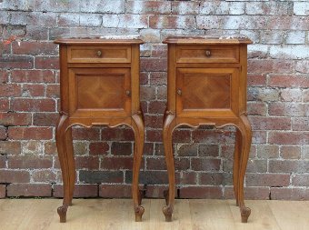 Pair Antique Bedside Cabinets