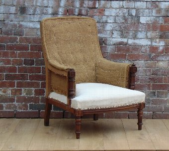 Antique Armchair For Re-upholstery