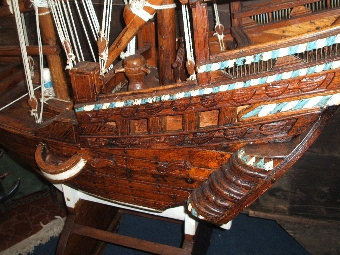 Antique Large Decorative Ship