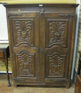 Antique provincial wardrobe