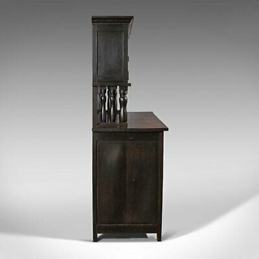 Antique Large Antique Housekeeper's Cabinet, Dresser, Arts & Crafts, After Liberty, 1910