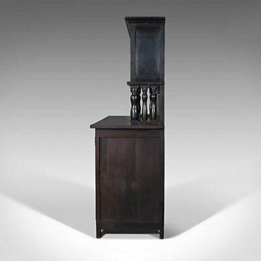 Antique Large Antique Housekeeper's Cabinet, Dresser, Arts & Crafts, After Liberty, 1910