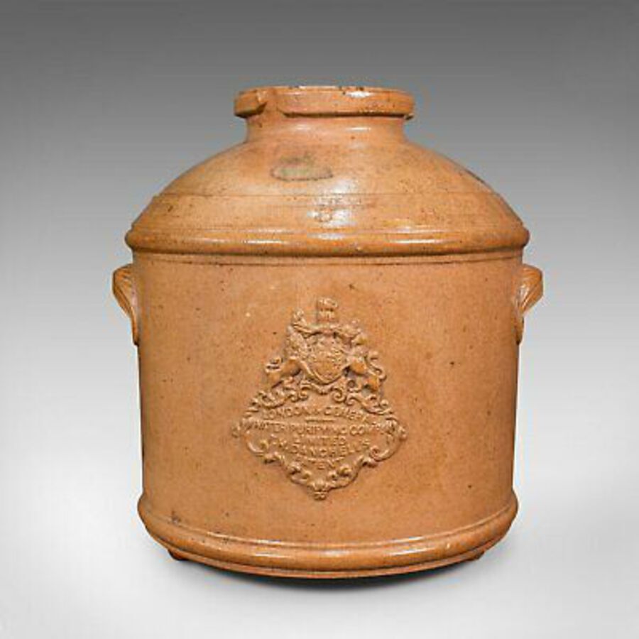 Antique Antique Water Purifying Filter, English, Ceramic, Decorative, Victorian, C.1870