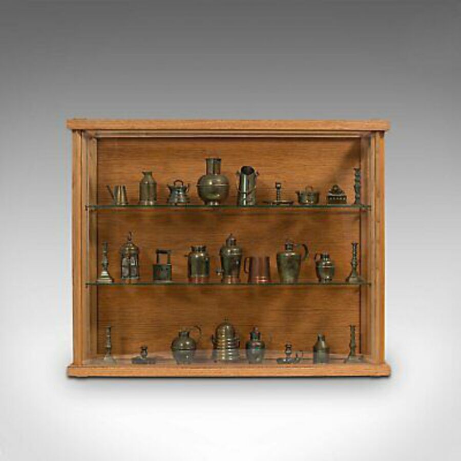 Antique Antique Showcase Collection, Miniatures, Brass, Victorian, Collectible, Display