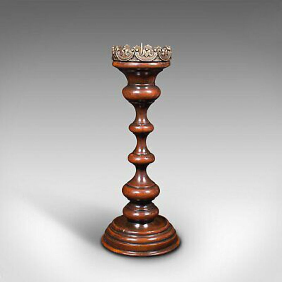 Antique Tall Vintage Centrepiece Torchere, French, Beech, Candlestick, Ecclesiastical