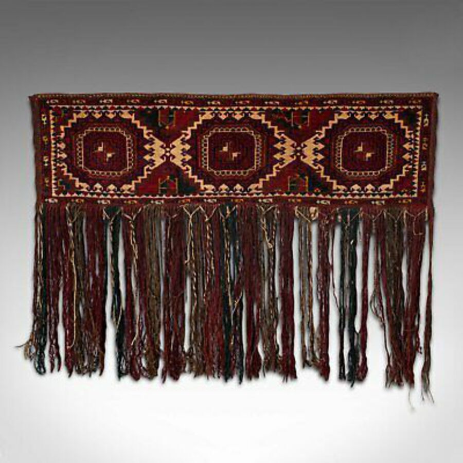 Antique Antique Tekke Torba, Caucasian, Woven, Tent Bag, Decorative Wall Covering, 1900