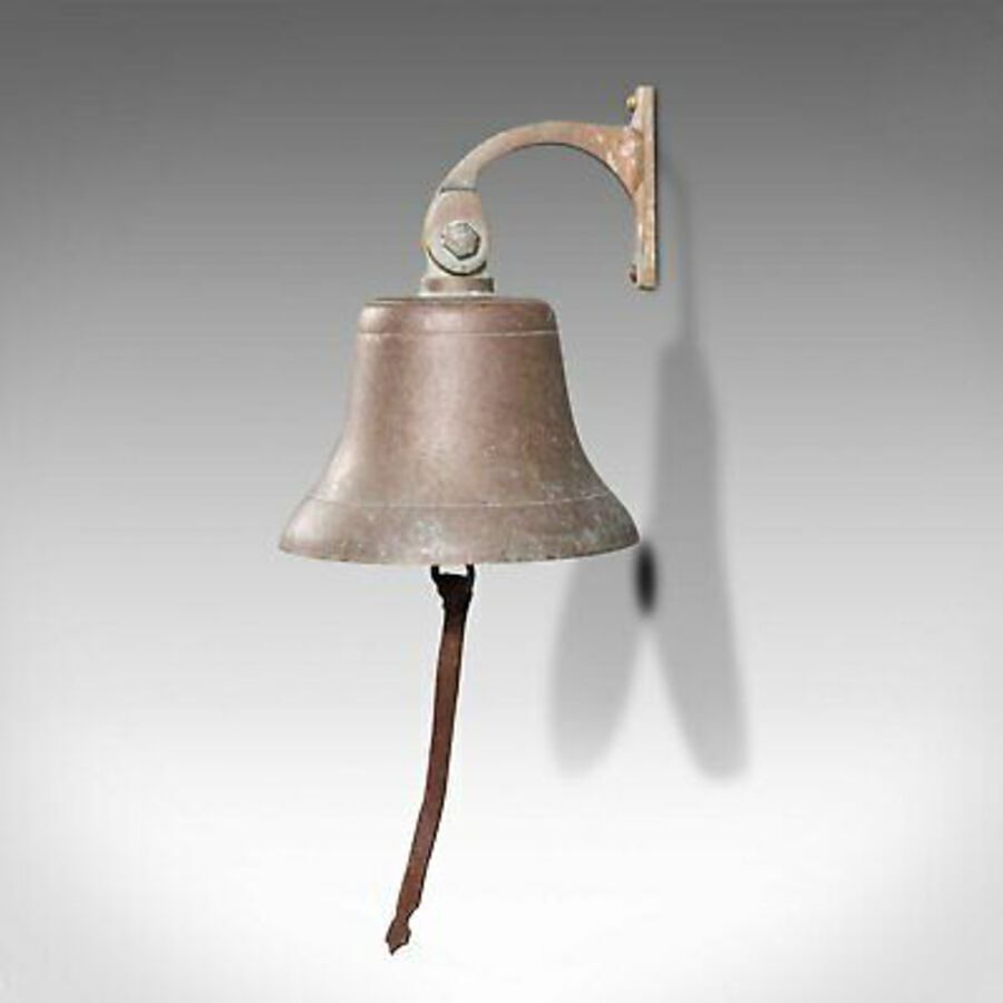 Antique Vintage Master Ship's Bell, English, Bronze, Maritime, Nautical Interest, C.1930