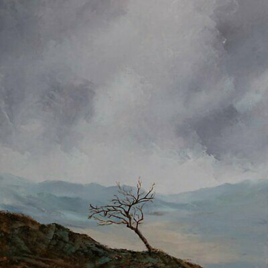 Antique Large Dartmoor Landscape, Oil Painting, Moorland, Art, Original, 31