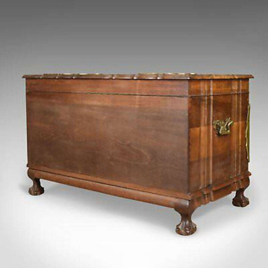 Antique Asian Hardwood Trunk, Bronzed Mounted Chest, Coffer, Late 20th Century