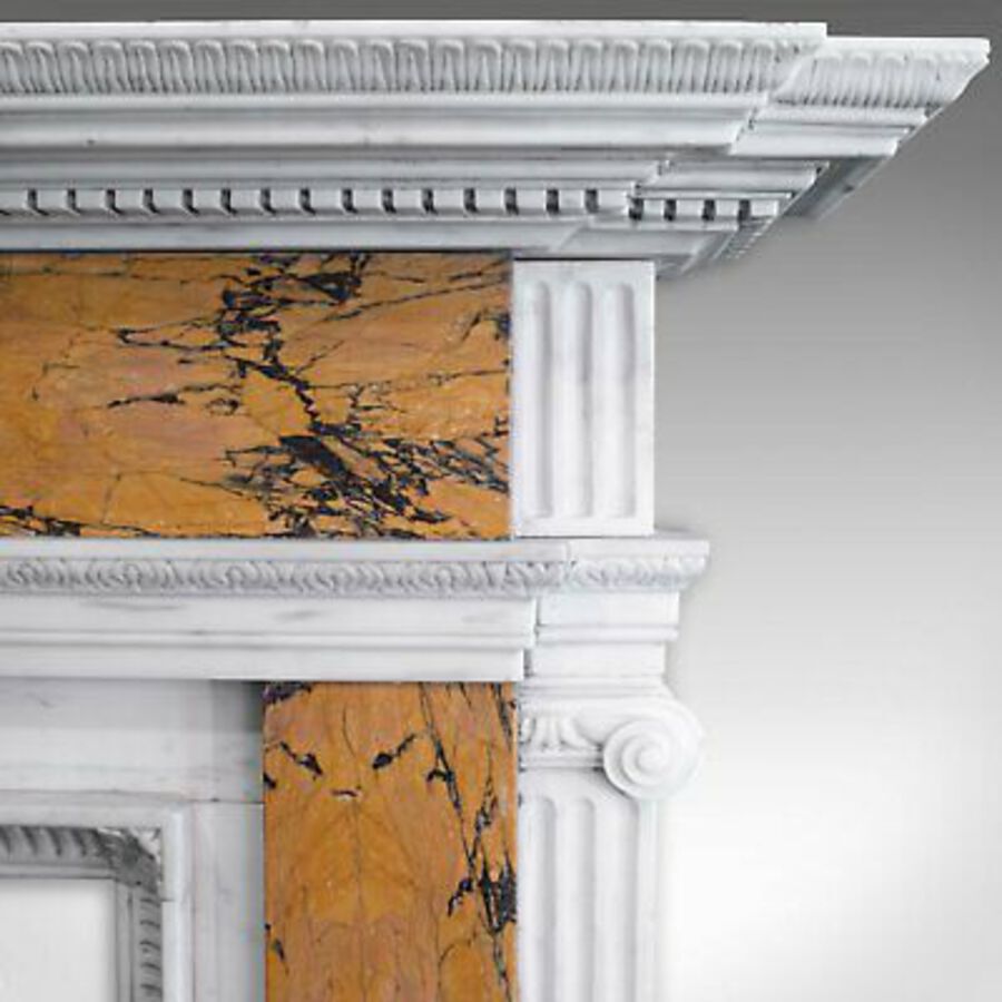 Antique Georgian Revival Marble Fireplace, English, Fire Surround, Dominic Hurley