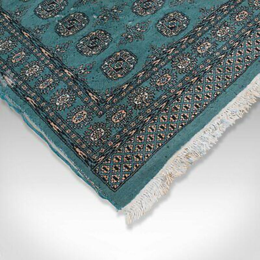 Antique Vintage Decorative Rug, Middle Eastern, Woollen, Bokhara, Carpet, Circa 1950