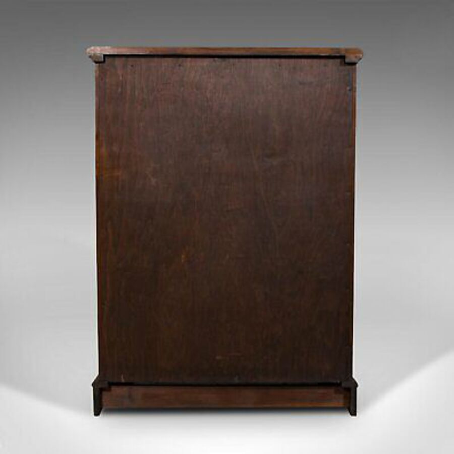 Antique Antique Side Cabinet, English, Walnut, Drinks Cupboard, Bookcase, Edwardian