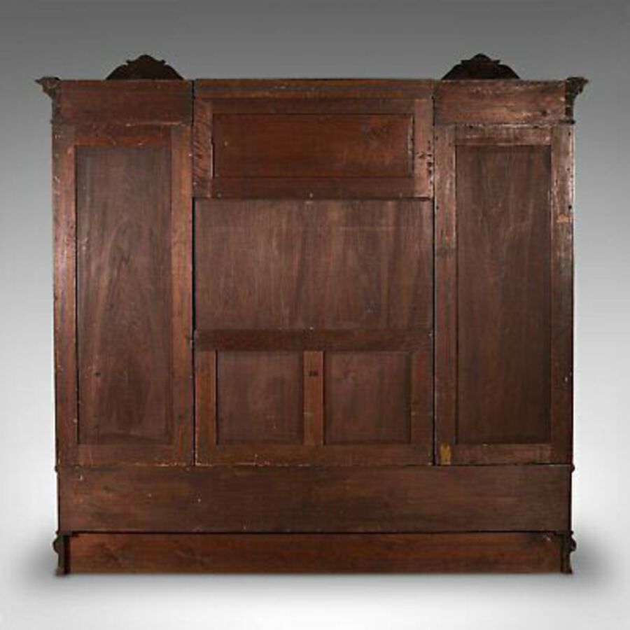 Antique Large Fine Antique Wardrobe Compactum, English, Walnut, Gillow & Co, Victorian