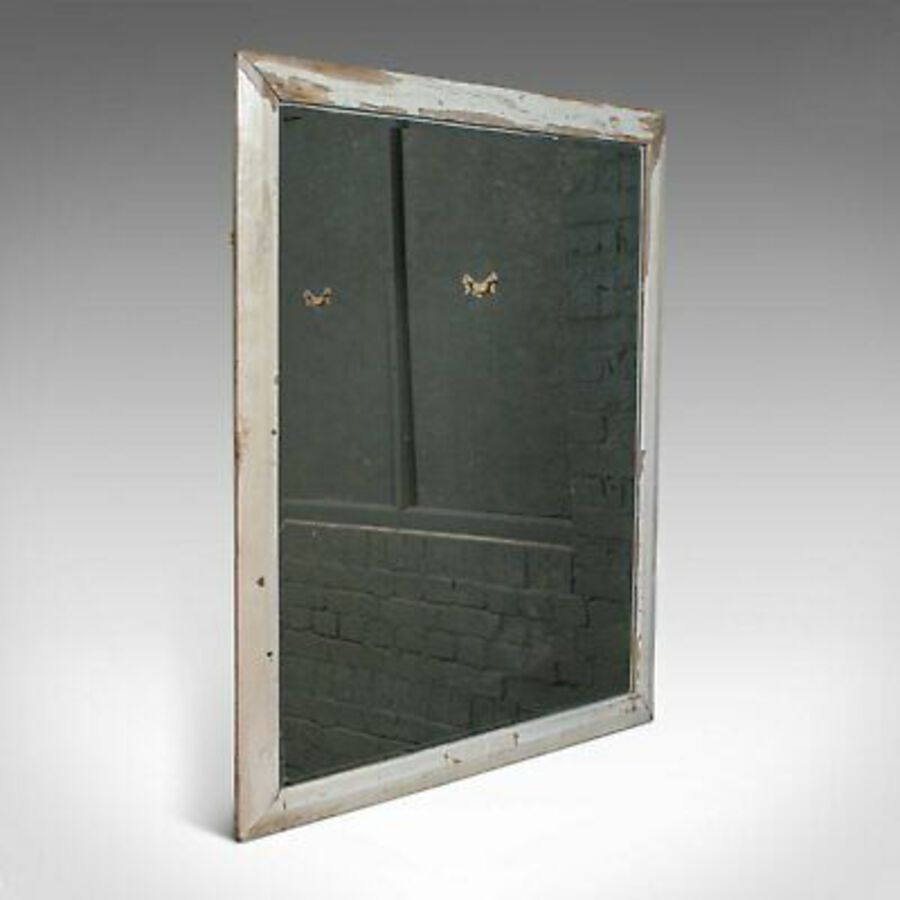 Antique Large Antique Wall Mirror, English, Victorian, Painted, Pine, Circa 1900