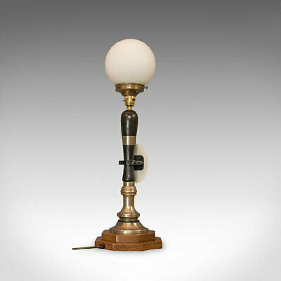 Antique Vintage Beer Pump Lamp. English, Bespoke, Handcrafted, Public House, Table Light