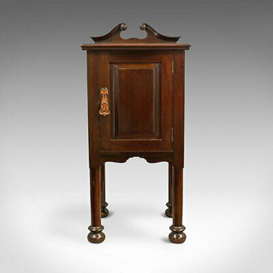 Antique Antique Bedside Cabinet, Arts and Crafts, Maple and Co, Nighstand, c.1890