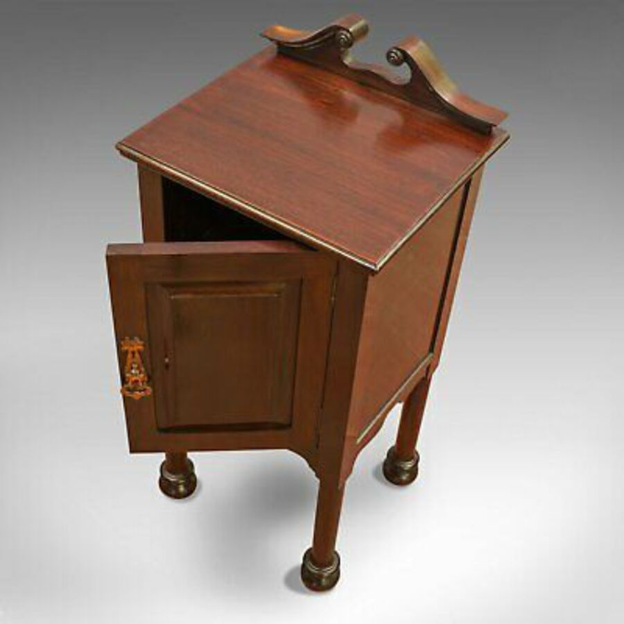 Antique Antique Bedside Cabinet, Arts and Crafts, Maple and Co, Nighstand, c.1890