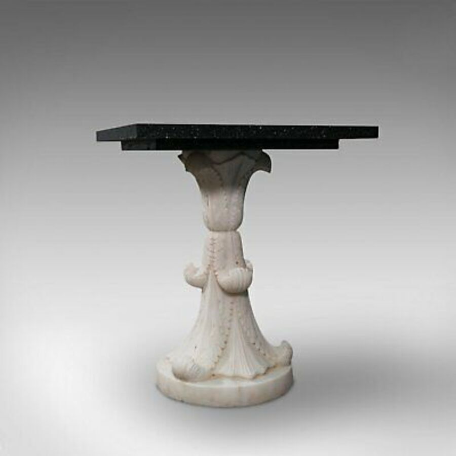 Antique 'Cornucopia' Vintage Decorative Marble Table, English, Handmade, Pietra Dura