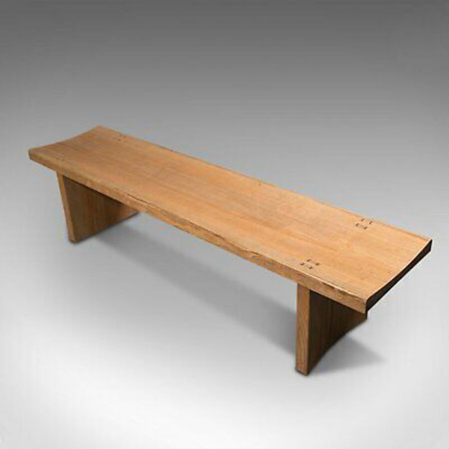 Antique Pair Of Vintage Benches, English, Oak, Kitchen, Museum, Pew, Late 20th Century