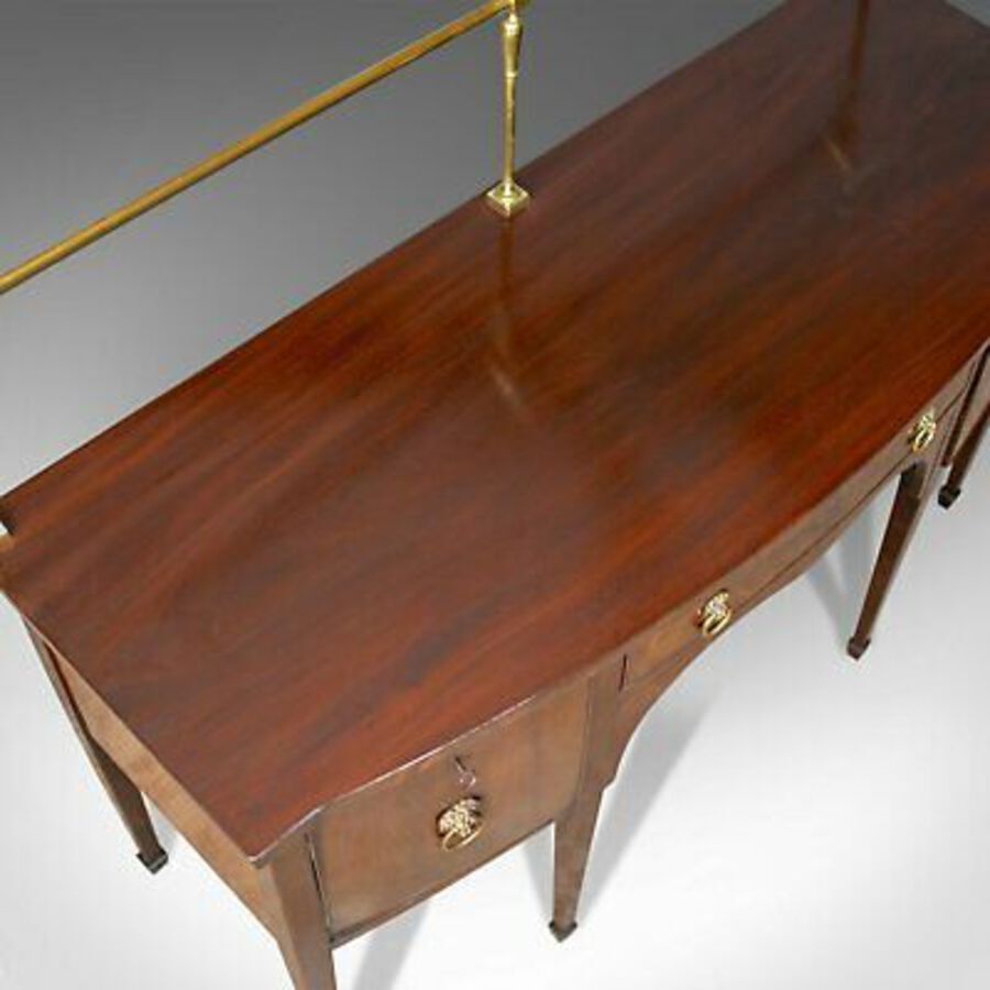 Antique Antique Sideboard, English, Regency, Server, Mahogany, 19th Century, Circa 1830