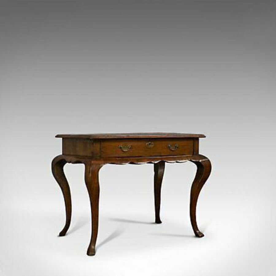 Antique Centre Table, Flemish, Mahogany, Oak, Occasional, Dutch, 18th Century