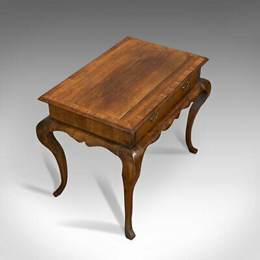 Antique Antique Centre Table, Flemish, Mahogany, Oak, Occasional, Dutch, 18th Century