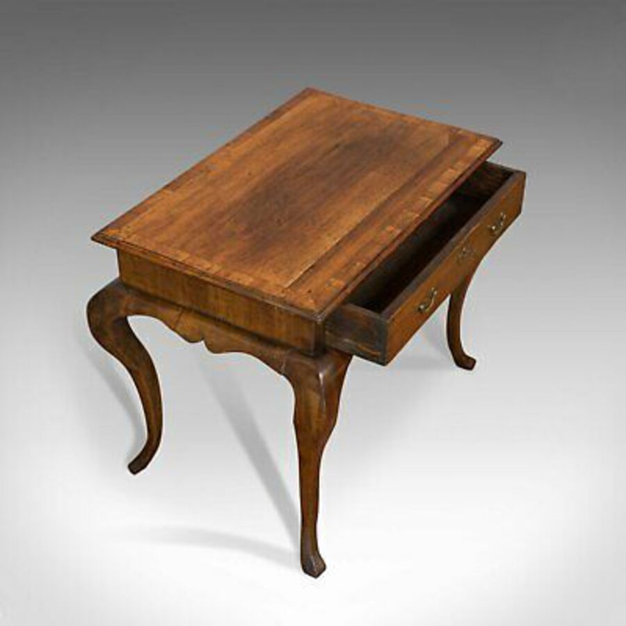 Antique Antique Centre Table, Flemish, Mahogany, Oak, Occasional, Dutch, 18th Century