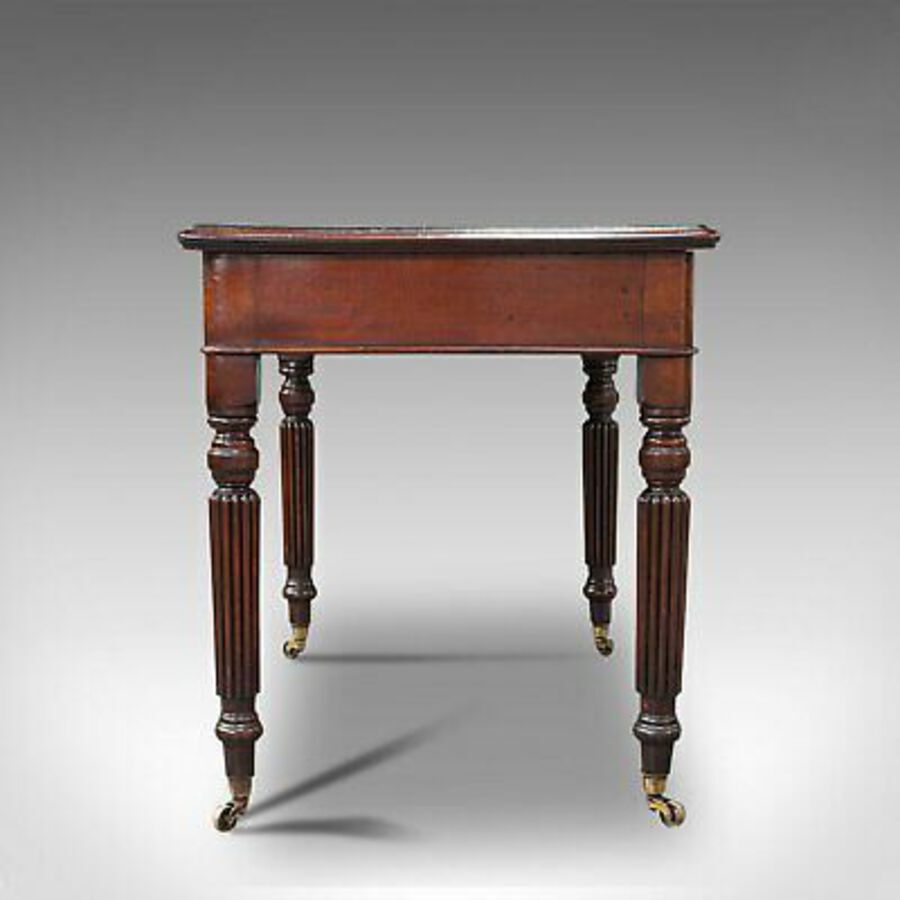 Antique Antique Correspondence Desk, English, Mahogany, Writing Table, Regency, C.1820