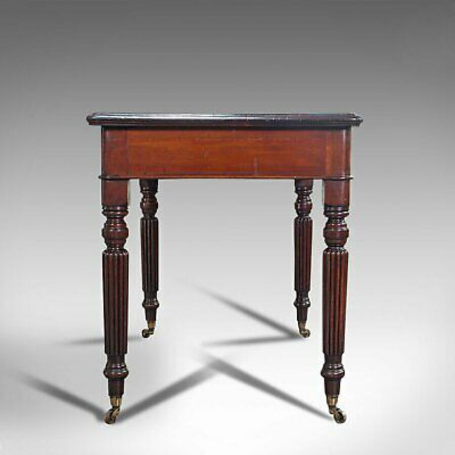 Antique Antique Correspondence Desk, English, Mahogany, Writing Table, Regency, C.1820